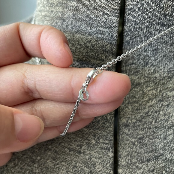 Sterling Silver Swarovski Necklace - Picture 6 of 8